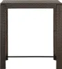 vidaXL Zahradní barový stůl hnědý 100x60,5x110,5 cm Poly Náhled obrázku produktu 1