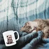 Grimmige Katze im Schlafanzug Kaffeebecher Produktbild-Vorschau 3