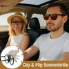 GKA Sonnenbrille Aufsatz Clip on echt polarisiert braun Produktbild-Vorschau 2