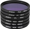 Andoer 49mm UV + CPL + FLD + ND(ND2 ND4 ND8) Sada Náhled obrázku produktu 10