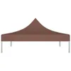 vidaXL Tetto per tende da festa 3x3 m Marrone 270 g/m² Anteprima dell’immagine prodotto 7