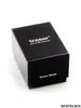 A black box for a watch, with brand and origin text. Produktbild-Vorschau