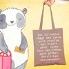 Mr. & Mrs. Panda Baumwollbeutel Spruch 20. Geburtstag - Produktbild-Vorschau 2