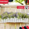 KOTARBAU® Blumenkasten Balkon Blumentopf Selbstbewässernd Produktbild-Vorschau 2