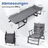 Chaise longue pliable COSTWAY, chaise longue de jardin 3 en Voir les images du produit 3