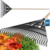 KOTARBAU® Hrábě na listí z plastu, 61 cm, s rukojetí, Náhled obrázku produktu 1
