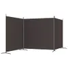 A three-panel room divider set up in an L-shape against a white background. Náhľad obrázku produktu