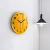 Wallfluent Hodiny - Kulaté Skleněné Nástěnné Hodiny - Tichý Náhled obrázku produktu 3
