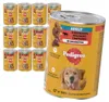 Pedigree Adult Nassfutter für Hunde, 12 x 400 g, gemischte Produktbild-Vorschau 1