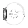 Bizon Uhrenarmband aus Silikon für Galaxy Watch 20 mm, Weiß Produktbild-Vorschau 4