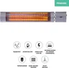 Vonroc Infrarot Heizstrahler Terrasse elektrisch [2000W] - Produktbild-Vorschau 2