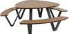 Lesli Living Picknick-Set Arezzo / 3 Bänke mit Tisch ø 230 Produktbild-Vorschau 2