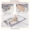COSTWAY 3 in 1 Wickeltisch klappbar, Wickelkommode Produktbild-Vorschau 8