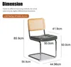 2er Set Kunstleder Esszimmerstühle Chrombeine Mid-Century Produktbild-Vorschau 7