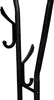 A close-up shot of a black coat rack with several hooks. Náhled obrázku produktu