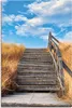 ARTland Leinwandbild Treppe Bohlenweg Insel Amrum Größe: Produktbild-Vorschau 1