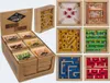 Labyrinth Spiel Holz Produktbild-Vorschau 1