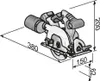 FLEX Akku-Handkreissäge mit Pendelhaube 18 V CS 62 18.0-EC Produktbild-Vorschau 3