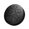 Mini Drum / Tongue Drum aus Stahl - 6 Töne - Schwarz Produktbild-Vorschau 2