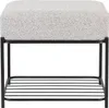 Housecraft Living Milou Sitzhocker Rechteckig Grau Produktbild-Vorschau 1