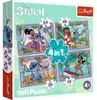 CREFL PUZZLE 4en1 Journée folle Lilo&Stitch 34633 - Puzzle Voir les images du produit 1
