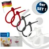 EUROTOOLS Silikon-Kabelbinder-Set 6,5 mm x 175 mm, Produktbild-Vorschau 3