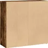 Bücherregal Räuchereiche 80x30x77 cm Holzwerkstoff Produktbild-Vorschau 5
