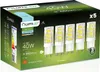 5x Żarówka LED G9 Kapsułka 5W = 40W 460lm 6500K Zimna 360° Podgląd zdjęcia produktu 1