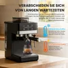 Ekspres do kawy Zimilo z młynkiem, 20 barów, ekran Podgląd zdjęcia produktu 2