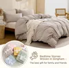 Bettwäsche-Set (220 x 200 cm Bettlaken) – Dreiteiliges, Produktbild-Vorschau 7