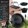 KESSER® Dutch Oven Set in Holzkiste mit Dutch Oven Mit viel Produktbild-Vorschau 2