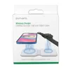 The image shows the retail packaging of a wireless charger. Produktbild-Vorschau