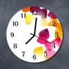 Glasuhr Wanduhr Küchenuhr Echt-Glas 30fi cm Bunte Herzen Produktbild-Vorschau 2