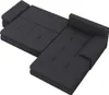 A dark gray sectional sofa shown from a top-down perspective against a white background. Náhľad obrázku produktu