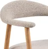 Chaise en bois « Addi » (lot de 2) beige, tissu, bois Voir les images du produit 6