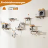 GOPLUS Kletterwand Set für Kätzchen, 6 PCS Wandkratzbaum Produktbild-Vorschau 2