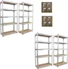4x Schwerlastregal 180x90x40 cm 875 kg mit 5 Böden je Regal Produktbild-Vorschau 1
