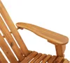 vidaXL Chaise à bascule Adirondack avec coussin en bois Voir les images du produit 6