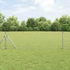 vidaXL : Poteaux de clôture, 2 pièces, argent, 80 cm, acier Voir les images du produit 2