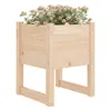 The Living Store Pflanzkübel 40x40x52,5 cm Massivholz Produktbild-Vorschau 3