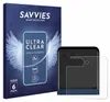 Product packaging and a screen protector placed on a phone. Produktbild-Vorschau