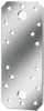 Connettore piatto L.180mm L.40mm P.2,5mm STA grezzo zincato Anteprima dell’immagine prodotto 1