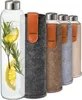 Cosumy Trinkflasche aus Glas mit Filzbeutel 750ml - Produktbild-Vorschau 8