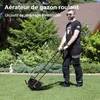 Wiltec Aérateur de Gazon rotatif 5 pointes Noir Profondeur Voir les images du produit 2