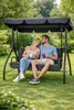 Corciano 3-Sitzer Hollywoodschaukel Tokio | Gartenschaukel Produktbild-Vorschau 3