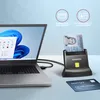 AXAGON CRE-SM4N USB Smart Card Stand Náhľad obrázku produktu 2