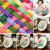 Curtzy Stickgarn Baumwolle Nähgarn Set (100 Stk) – 8m Bunte Produktbild-Vorschau 10