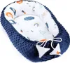 Warmes Nestchen Baby 90x50 cm - Kuschelnest Neugeborene Produktbild-Vorschau 1