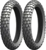Paar Motorradreifen Michelin 80/90-21 48S + 110/80-18 58S Produktbild-Vorschau 1