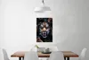 MuchoWow® Poster Porträt - Tiger - Blumen 40x60 cm - Produktbild-Vorschau 2